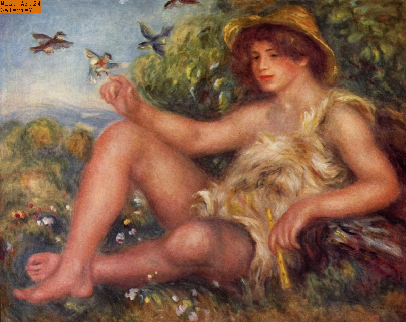 Hirtenknabe nach Renoir Gemäldeimitation